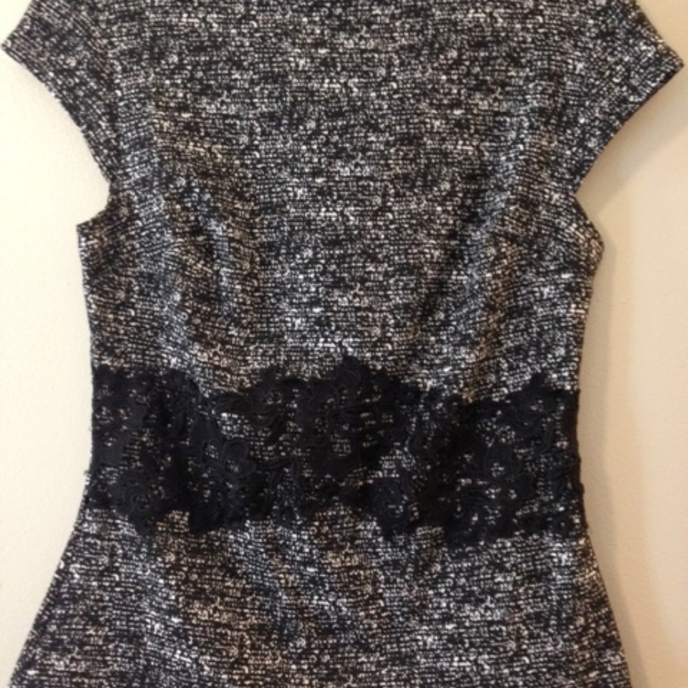 7th Ave. Design Studio Peplum Lace Blouse